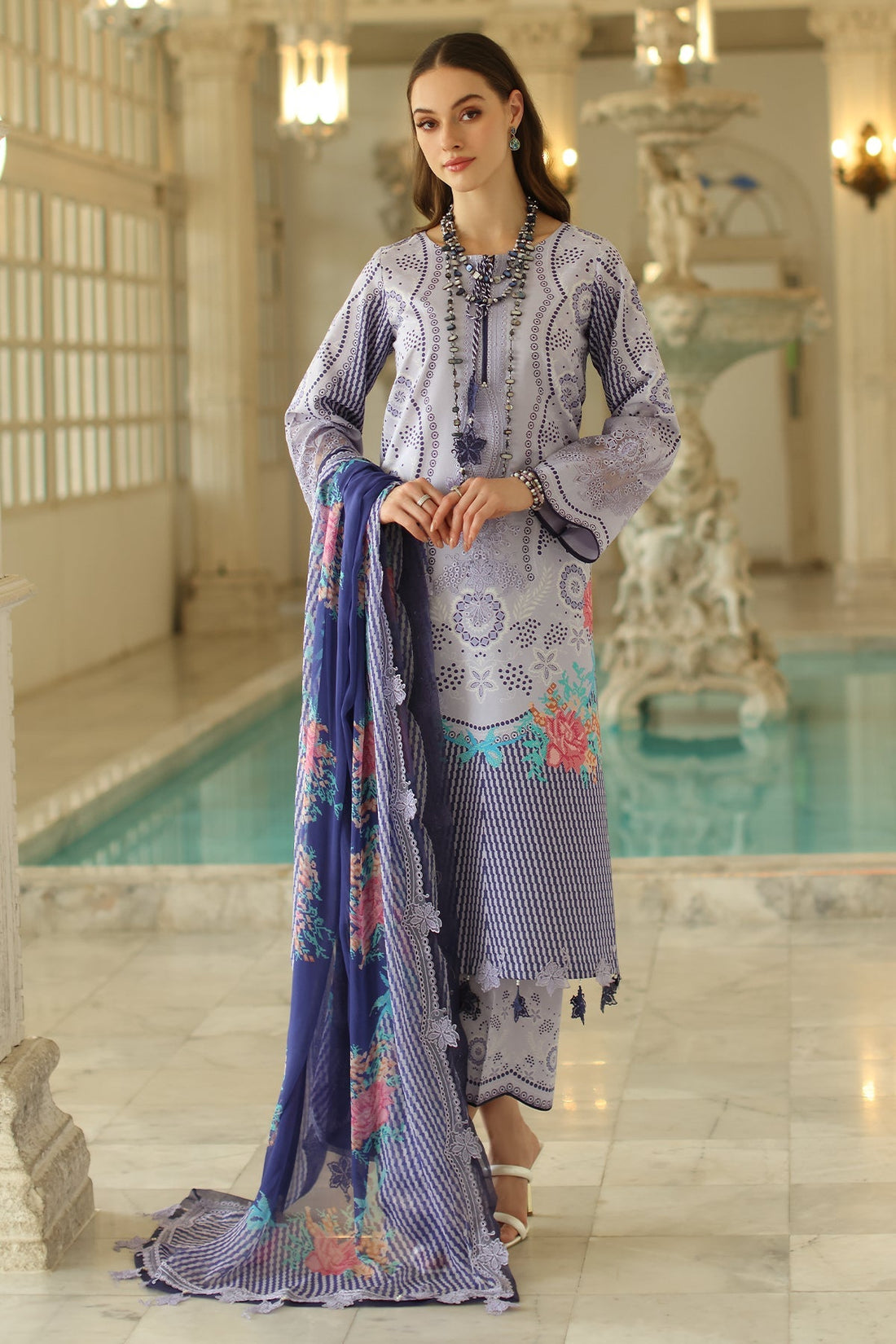 Charizma | Aniq Lawn Collection | AN5-01 - Ladies Clothes -  Libasekhas