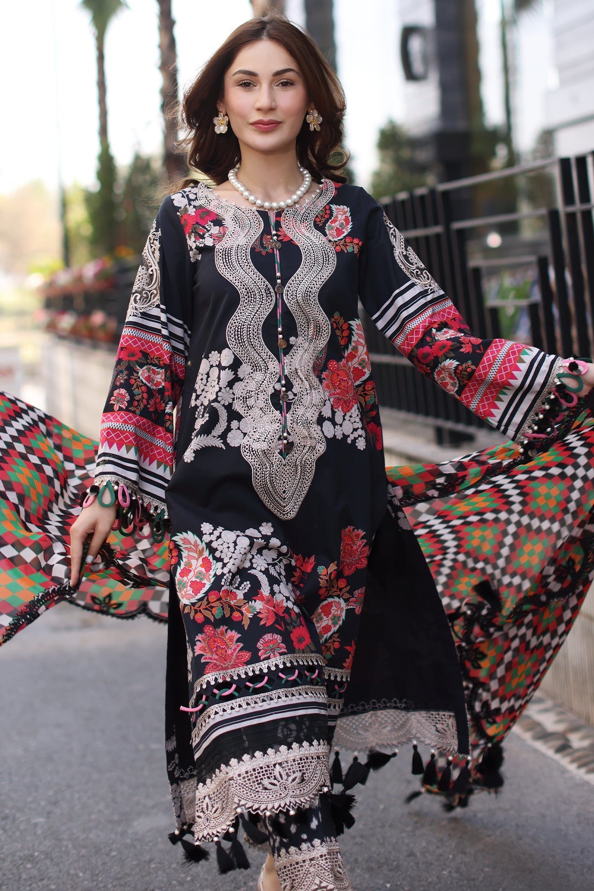 Charizma | Combination Lawn |CC5-21 - by - Libasekhas UK - Registered Vendor of : Charzima - 100% Original Designer Dresss