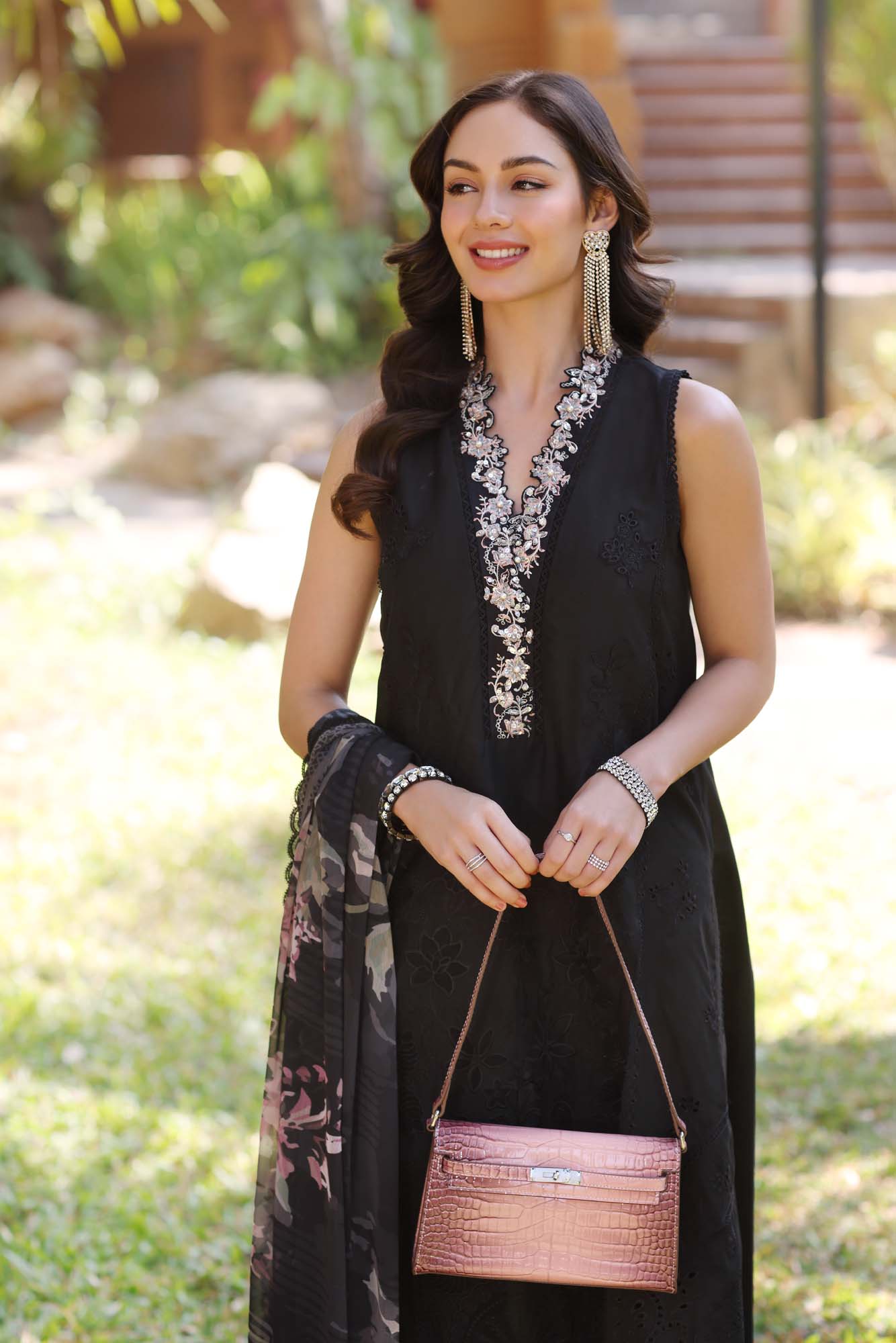Noor by Saadia Asad | Eid Luxury Laserkari 25 | D6-A - by - Libasekhas UK - Registered Vendor of : Noor by Saadia Asad - 100% Original Designer Dresss