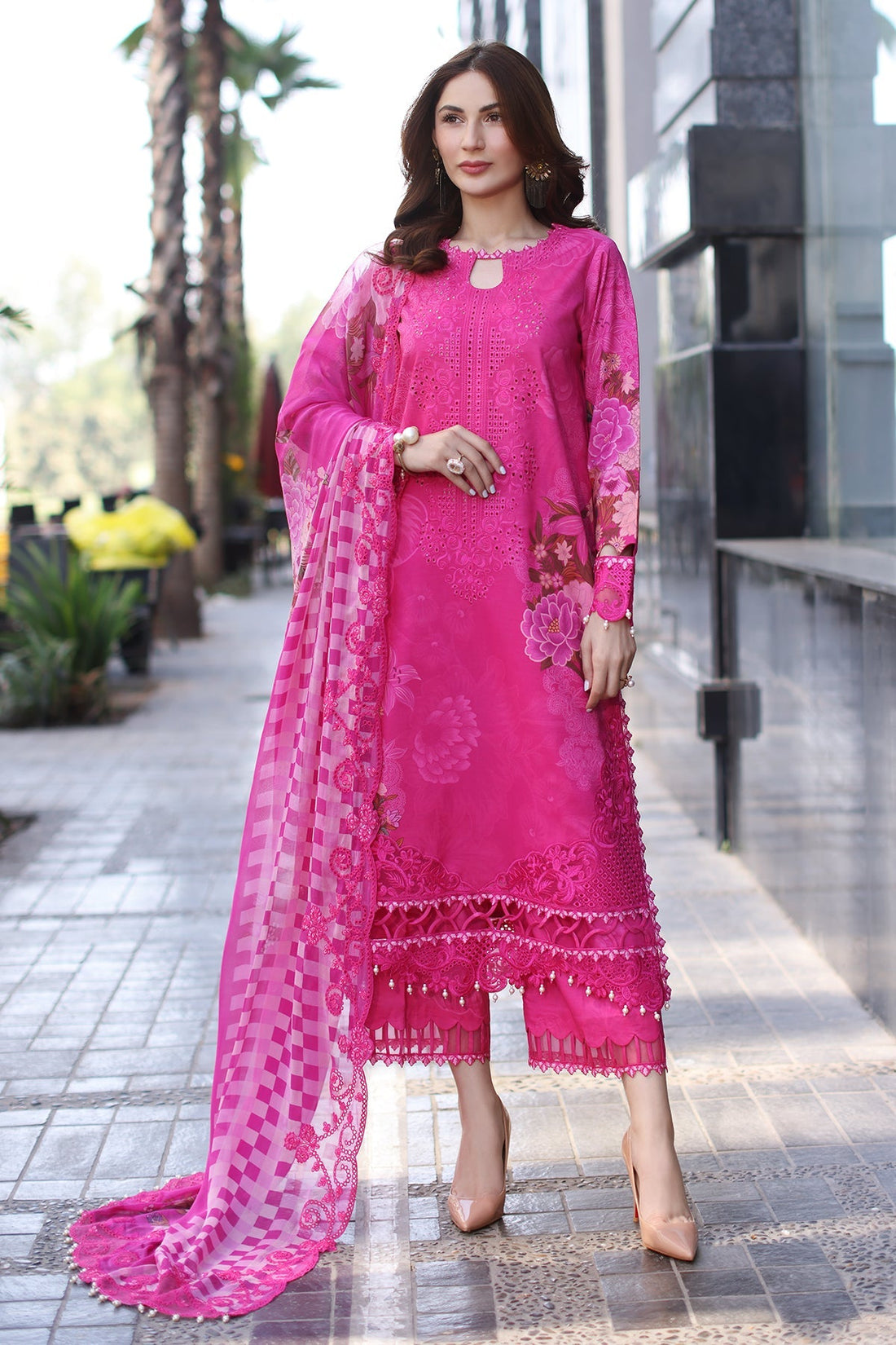 Charizma | Combination Lawn | CC5-24 - by - Libasekhas UK - Registered Vendor of : Charzima - 100% Original Designer Dresss
