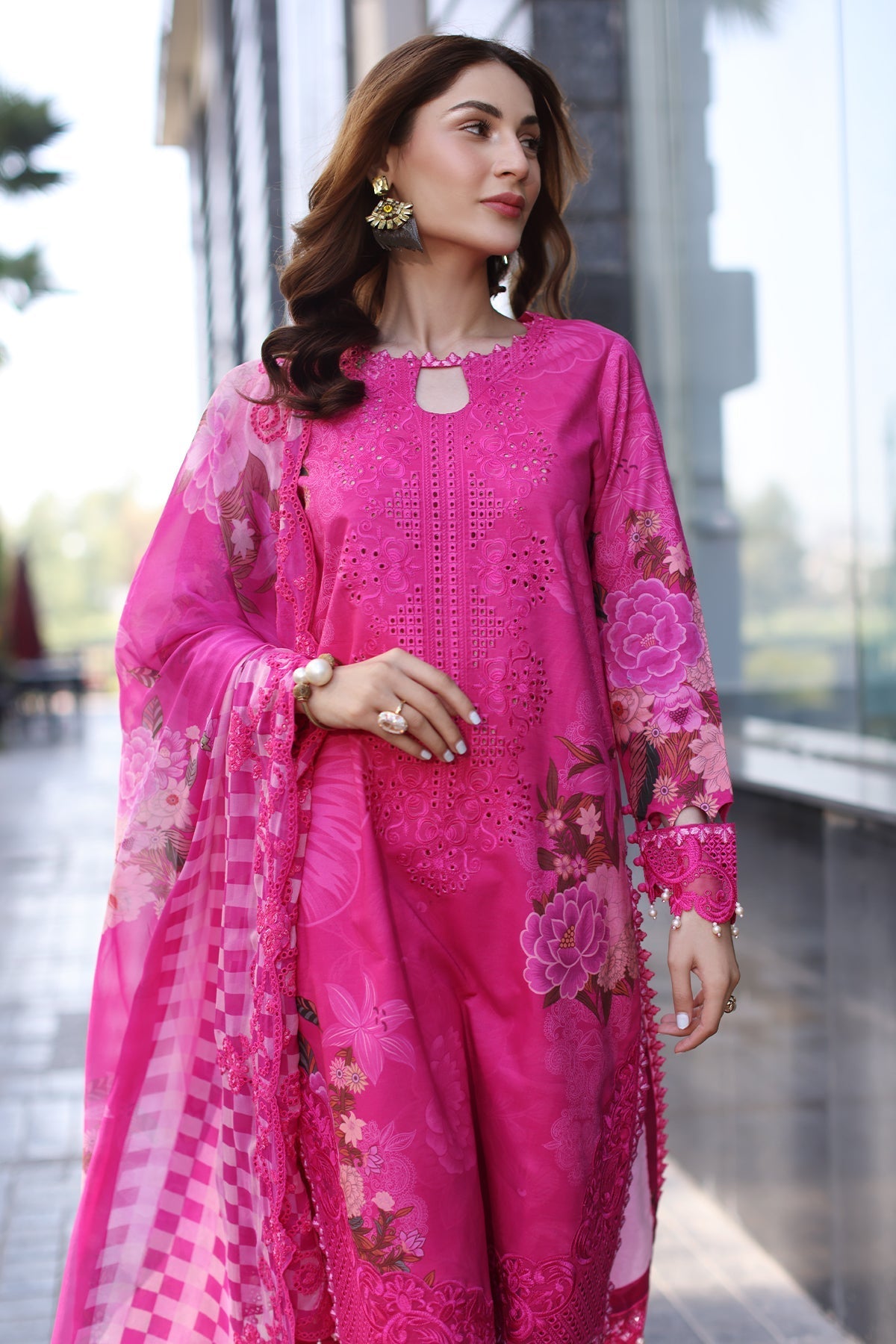 Charizma | Combination Lawn | CC5-24 - by - Libasekhas UK - Registered Vendor of : Charzima - 100% Original Designer Dresss