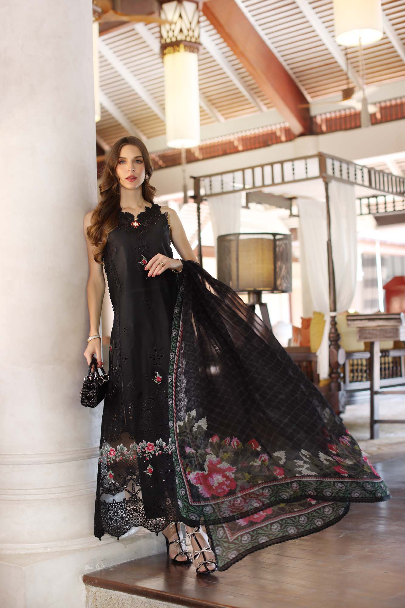 Noor by Saadia Asad | Eid Luxury Laserkari 25 | D4-A - by - Libasekhas UK - Registered Vendor of : Noor by Saadia Asad - 100% Original Designer Dresss