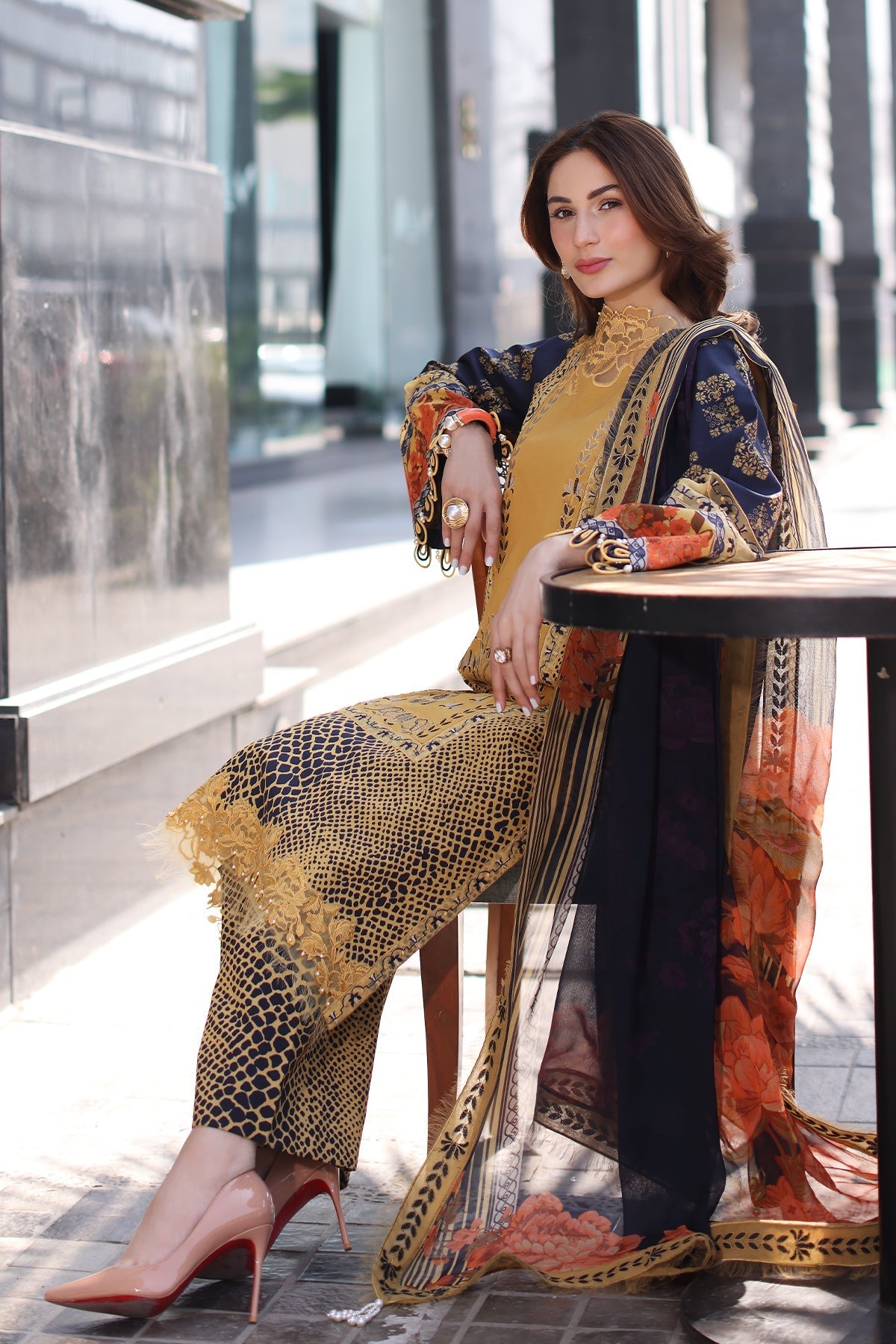 Charizma | Combination Lawn | CC5-28 - by - Libasekhas UK - Registered Vendor of : Charizma - 100% Original Designer Dresss
