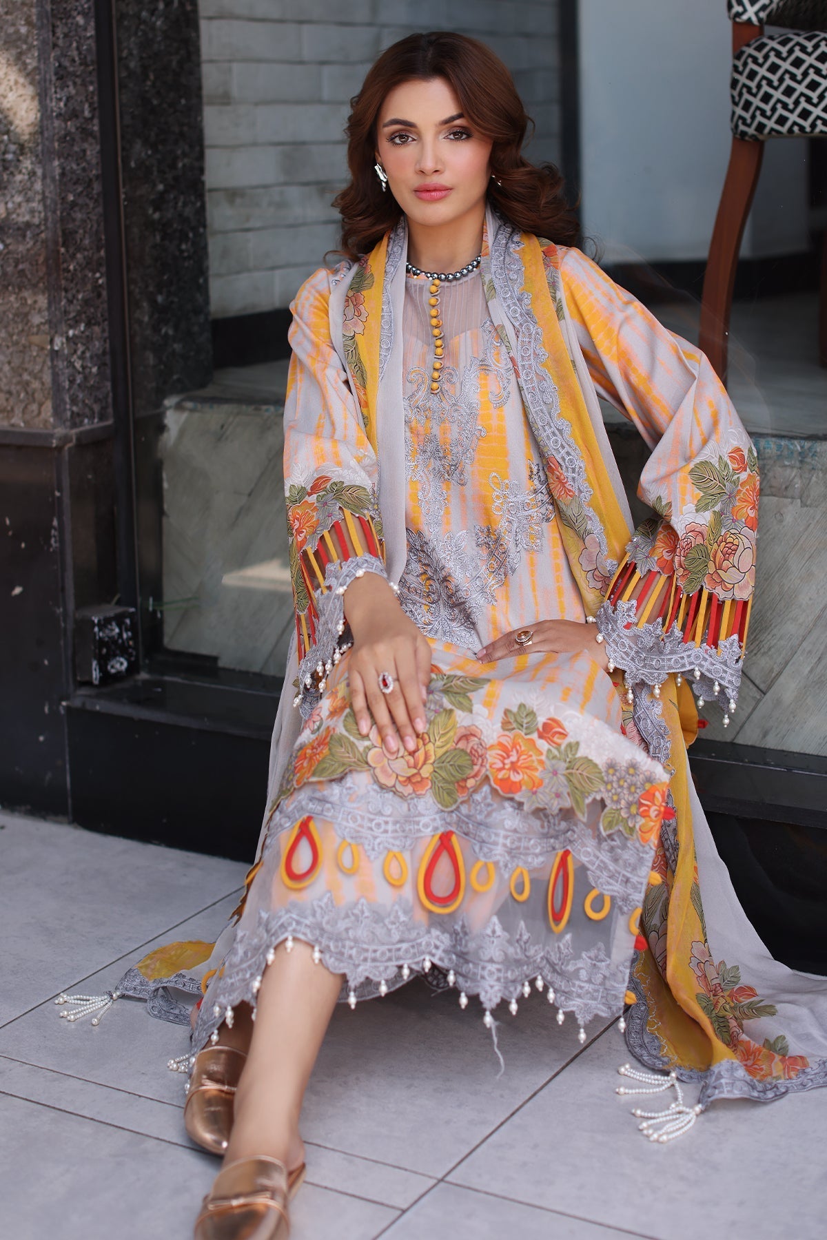 Charizma | Combination Lawn |  CC5-25 - by - Libasekhas UK - Registered Vendor of : Charizma - 100% Original Designer Dresss
