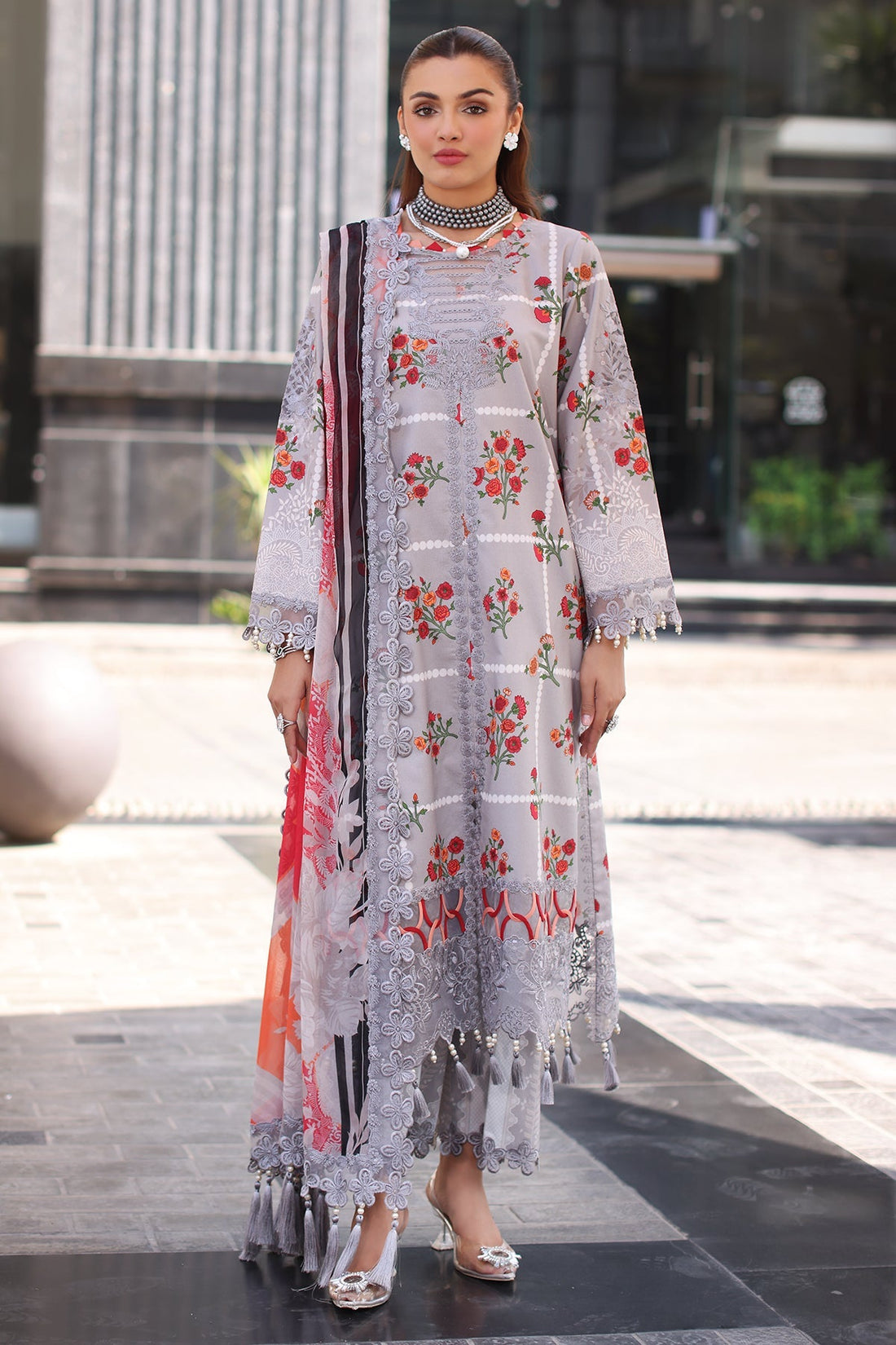 Charizma | Combination Lawn |  CC5-23 - by - Libasekhas UK - Registered Vendor of : Charizma - 100% Original Designer Dresss