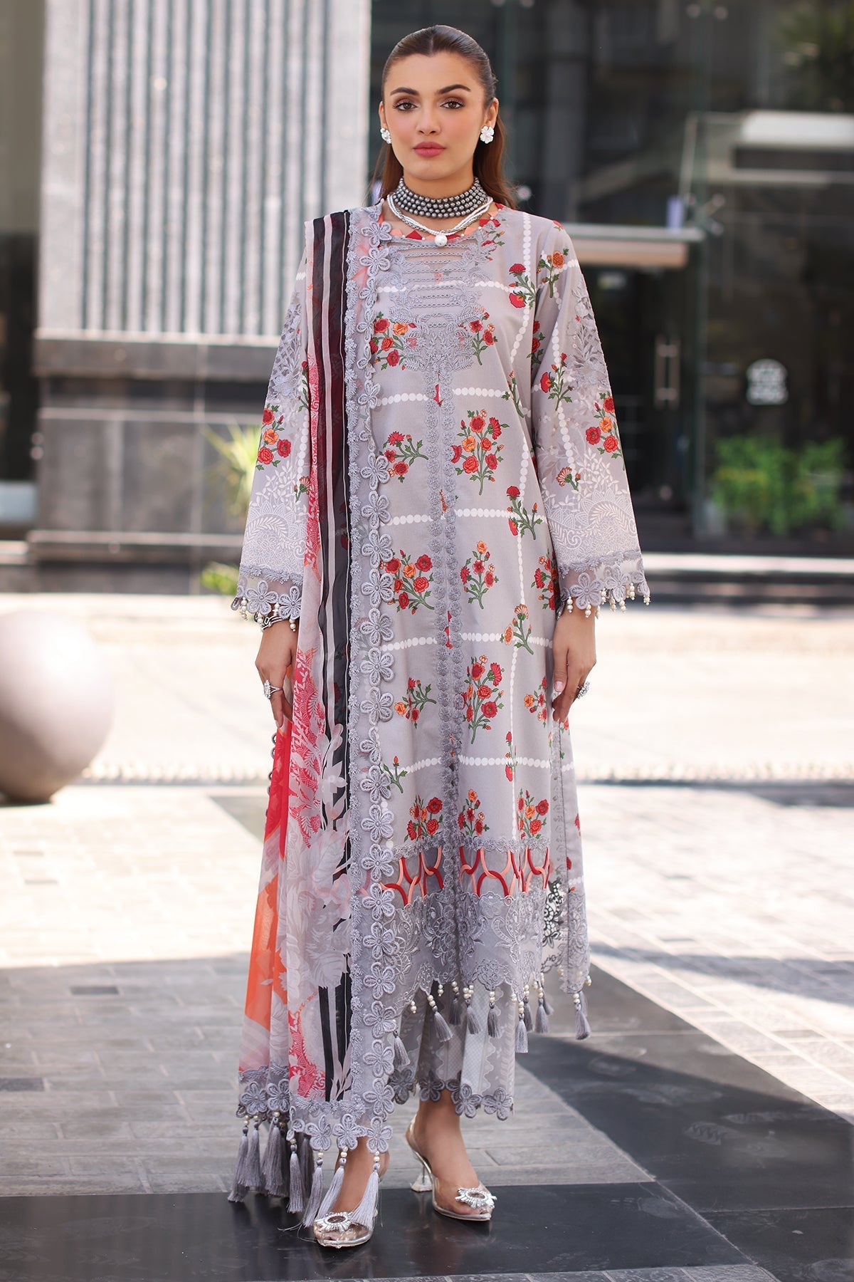 Charizma | Combination Lawn |  CC5-23 - by - Libasekhas UK - Registered Vendor of : Charizma - 100% Original Designer Dresss