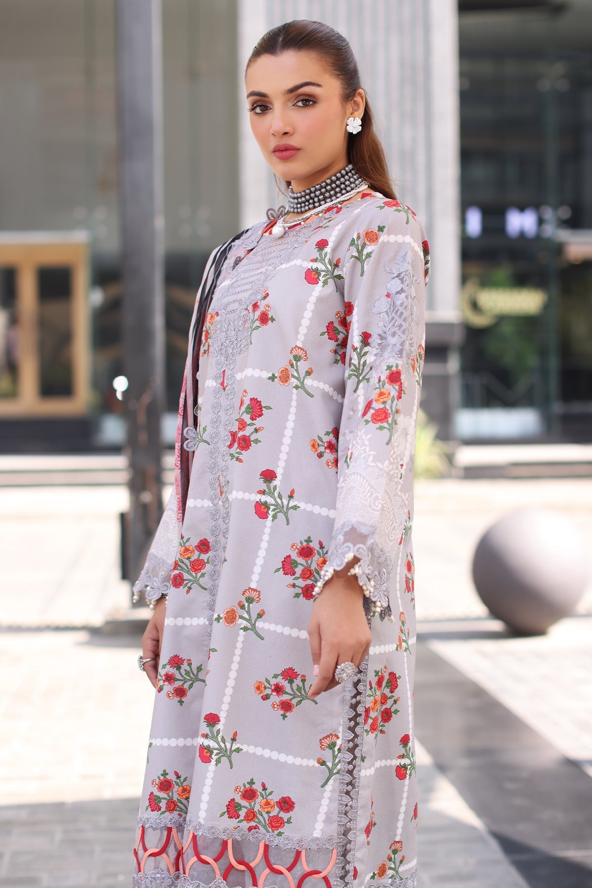 Charizma | Combination Lawn |  CC5-23 - by - Libasekhas UK - Registered Vendor of : Charizma - 100% Original Designer Dresss