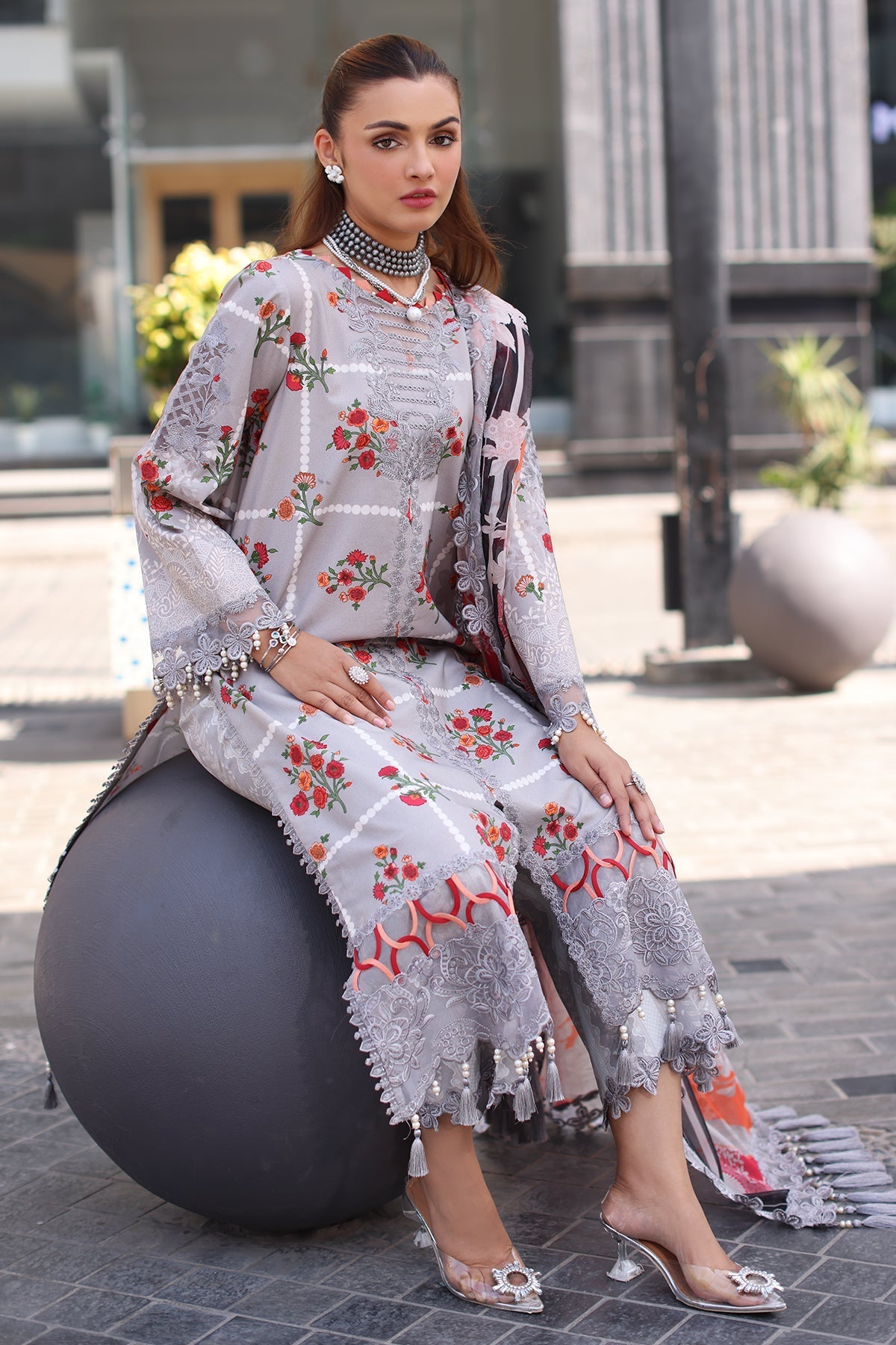 Charizma | Combination Lawn |  CC5-23 - by - Libasekhas UK - Registered Vendor of : Charizma - 100% Original Designer Dresss
