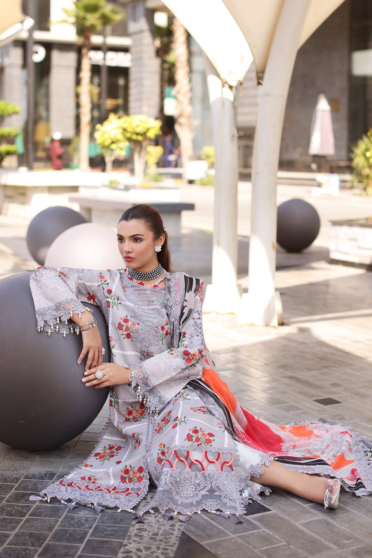 Charizma | Combination Lawn |  CC5-23 - by - Libasekhas UK - Registered Vendor of : Charizma - 100% Original Designer Dresss