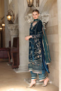 Noor by Saadia Asad | Handcrafted Velvet 25 | Andaleeb - by Libasekhas UK - Registered Vendor of : Noor by Saadia Asad - 100% Original Designer Dress