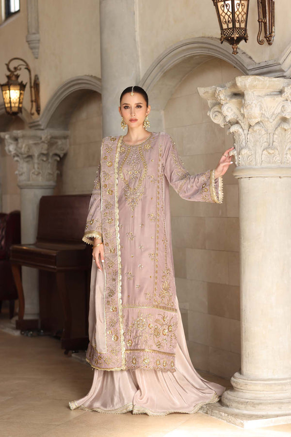 Noor by Saadia Asad | Handcrafted Velvet 25 | Khayal - by Libasekhas UK - Registered Vendor of : Noor by Saadia Asad - 100% Original Designer Dress