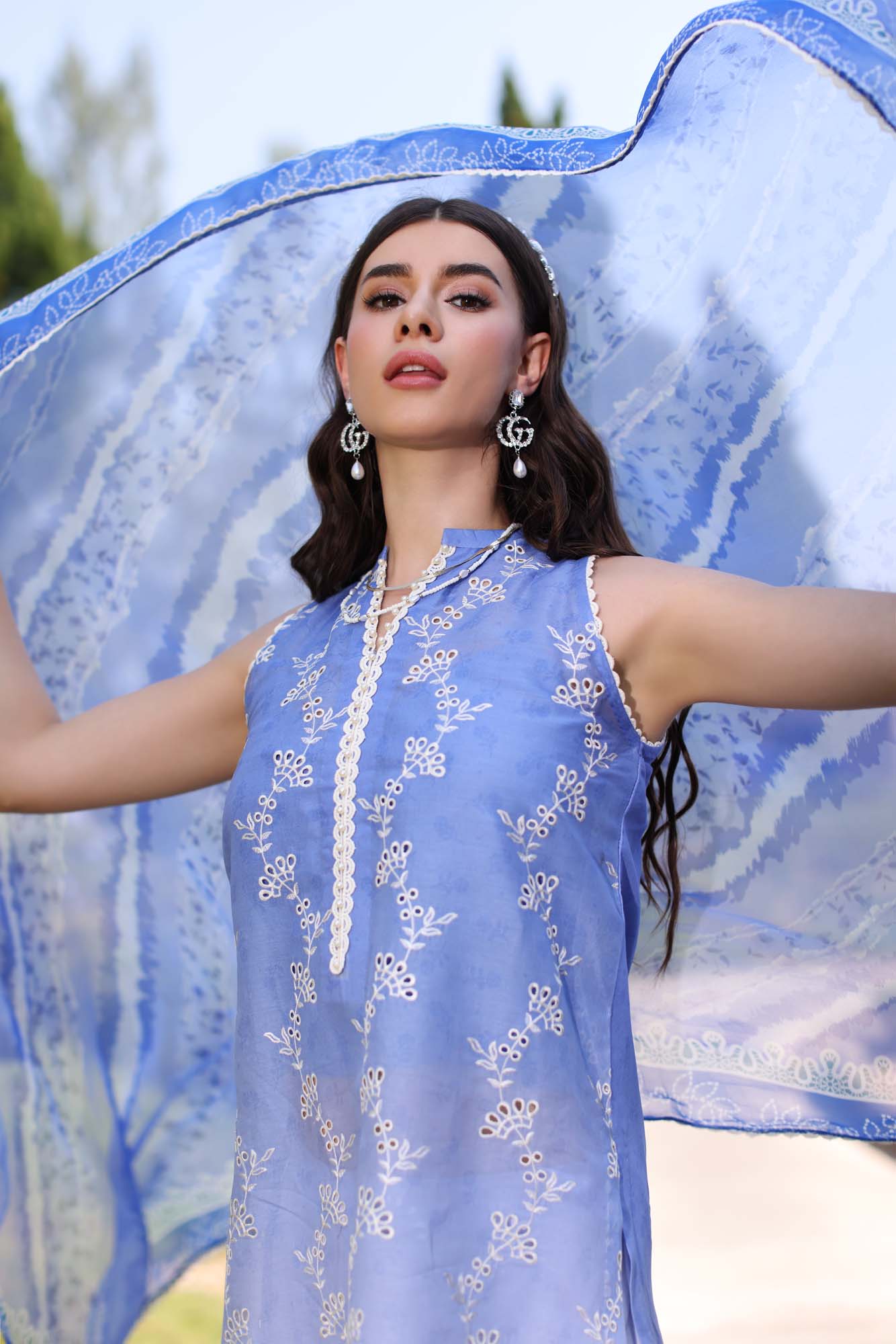 Noor by Saadia Asad | Eid Luxe Printkari 24 | D8 - by - Libasekhas UK - Registered Vendor of : Noor by Saadia Asad - 100% Original Designer Dresss
