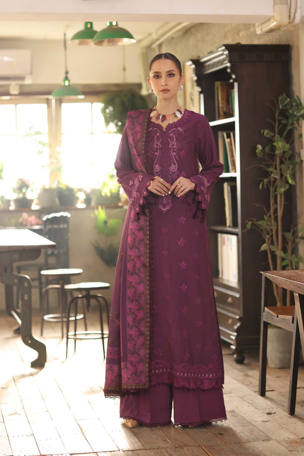 Noor by Saadia Asad | Winter Embroidered Printkhaas 25 | D8 - B - by Libasekhas UK - Registered Vendor of : Noor by Saadia Asad - 100% Original Designer Dress