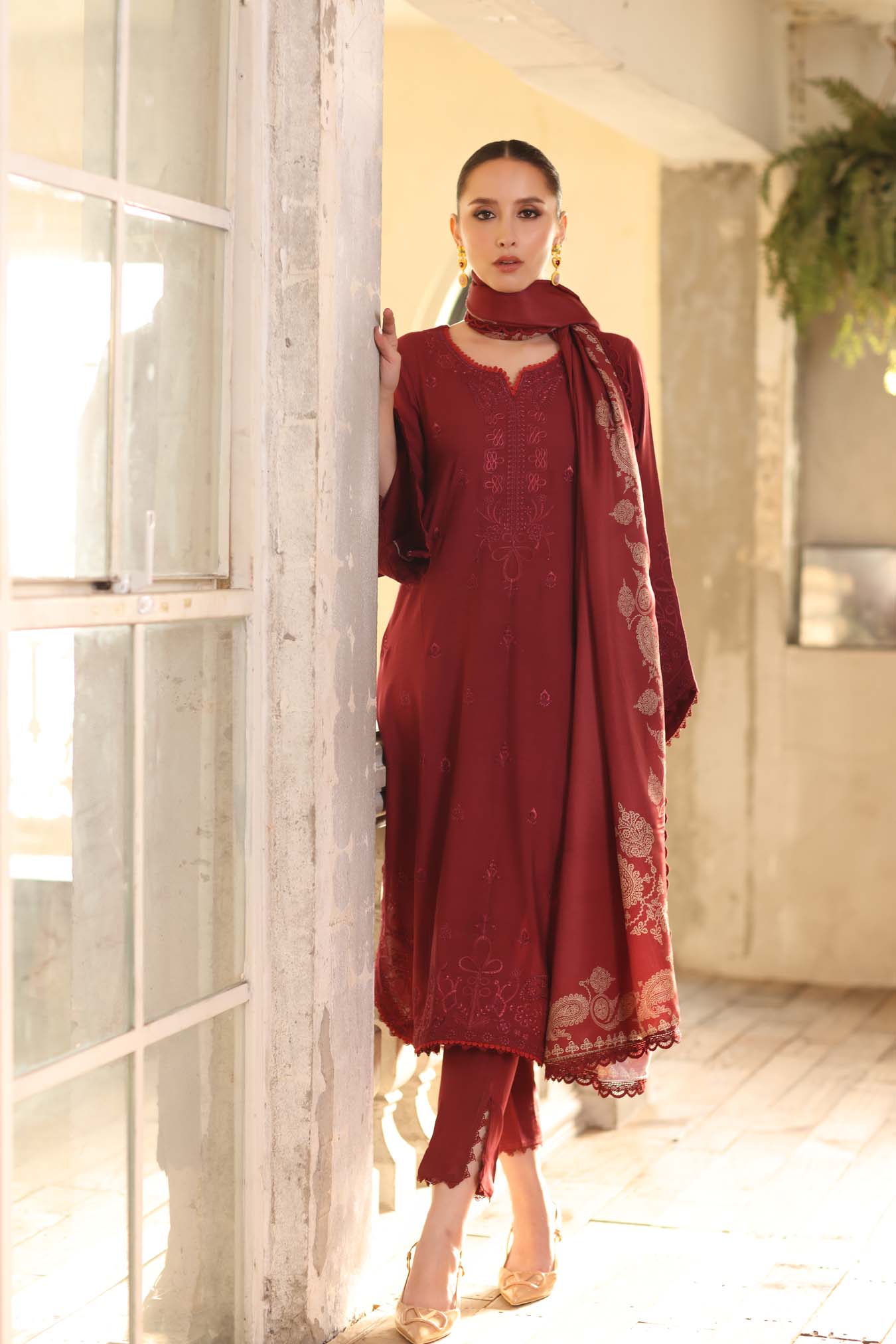Saadia Asad | Winter Printkhaas 25 | D9- B - by Libasekhas UK - Registered Vendor of : Saadia Asad - 100% Original Designer Dress