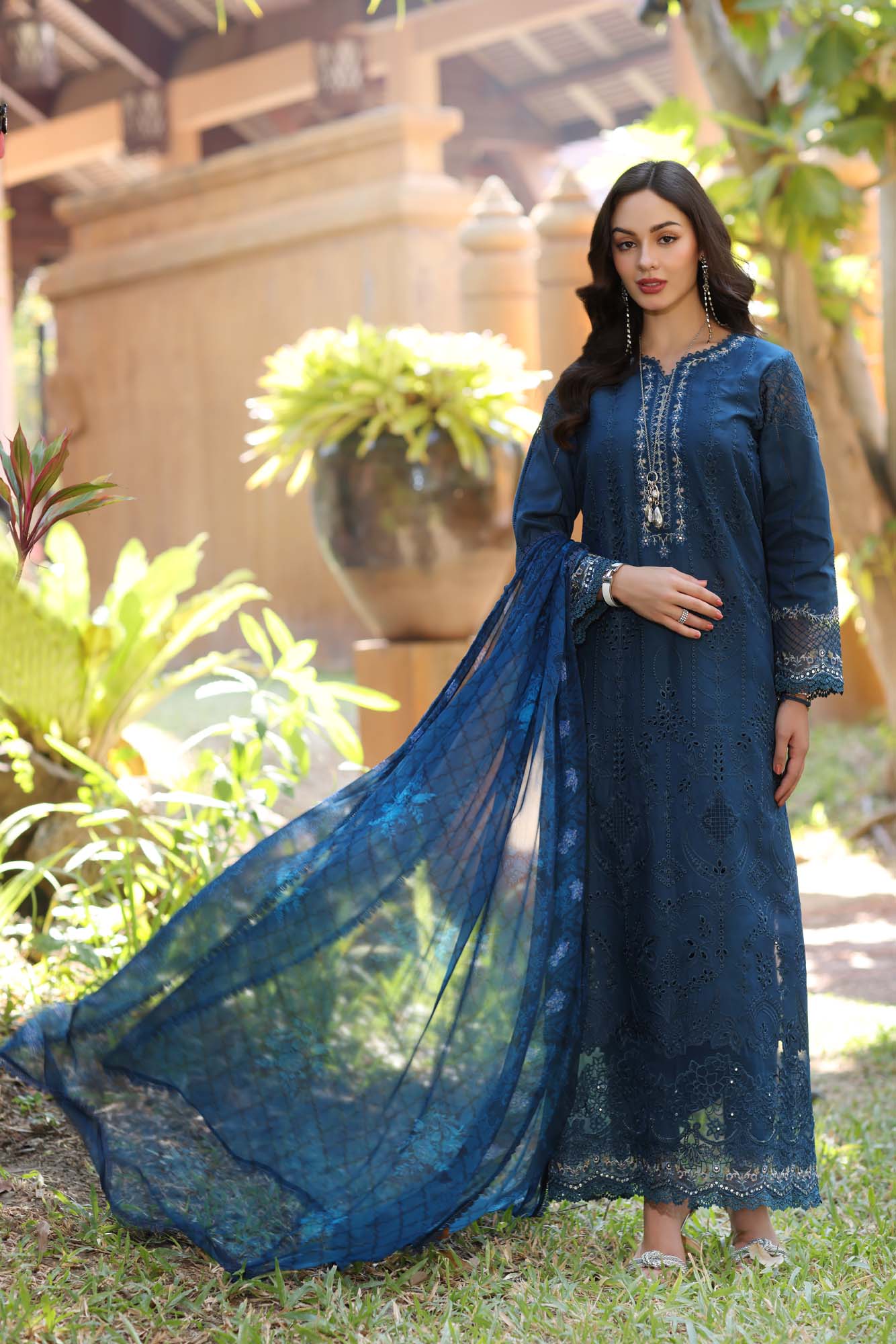 Noor by Saadia Asad | Eid Luxury Laserkari 25 | D7-B - by - Libasekhas UK - Registered Vendor of : Noor by Saadia Asad - 100% Original Designer Dresss