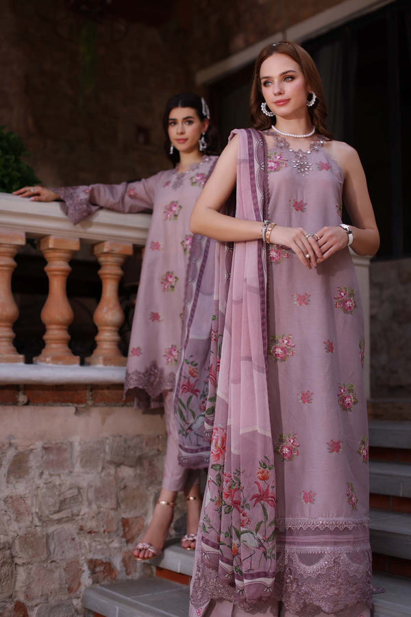 Noor by Saadia Asad | Eid Luxe Printkari 24 | D4 - by - Libasekhas UK - Registered Vendor of : Noor by Saadia Asad - 100% Original Designer Dresss