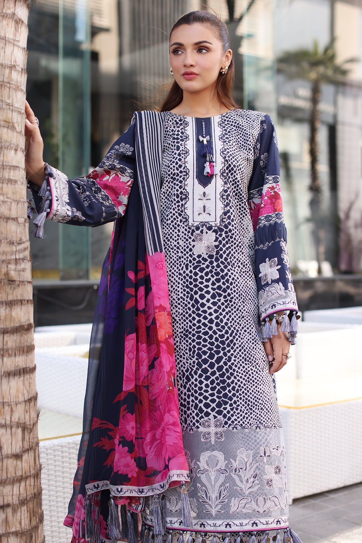 Charizma | Combination Lawn | CC5-26 - by - Libasekhas UK - Registered Vendor of : Charzima - 100% Original Designer Dresss