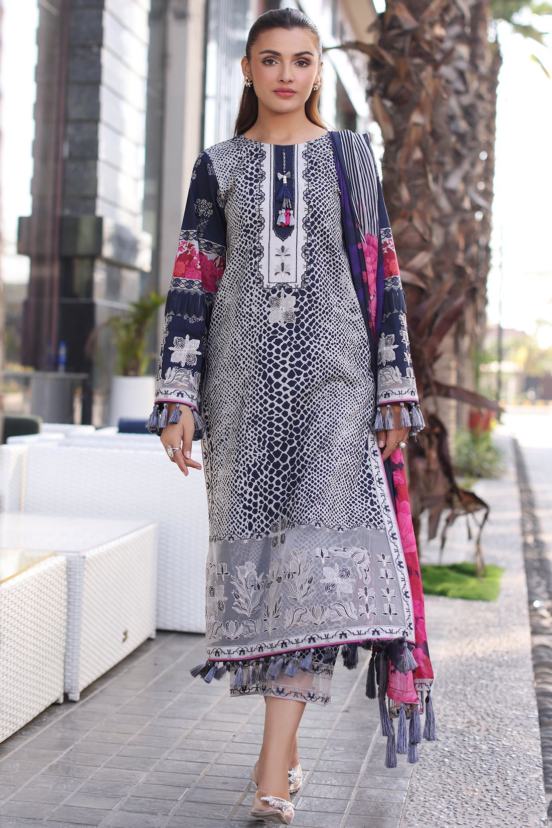 Charizma | Combination Lawn | CC5-26 - by - Libasekhas UK - Registered Vendor of : Charzima - 100% Original Designer Dresss