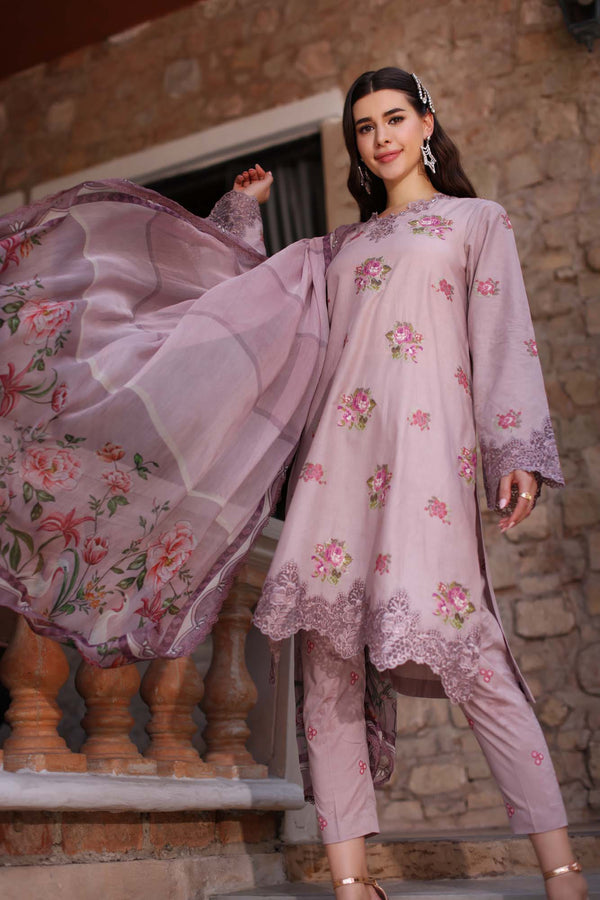 Noor by Saadia Asad | Eid Luxe Printkari 24 | D4 - by - Libasekhas UK - Registered Vendor of : Noor by Saadia Asad - 100% Original Designer Dresss