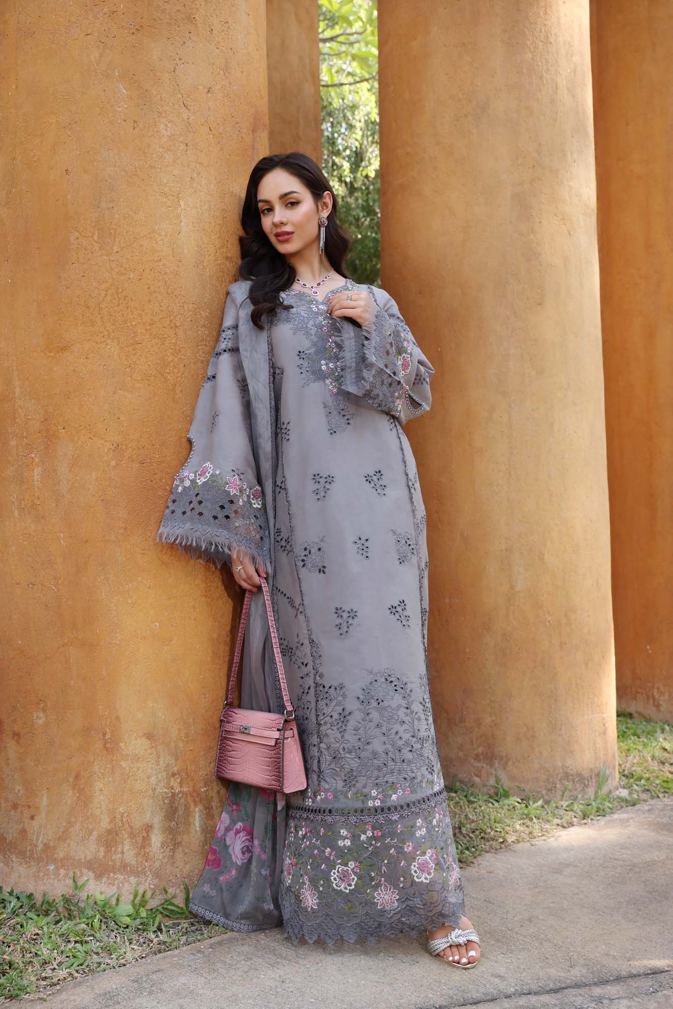 Noor by Saadia Asad | Eid Luxury Laserkari 25 | D2-B - by - Libasekhas UK - Registered Vendor of : Noor by Saadia Asad - 100% Original Designer Dresss