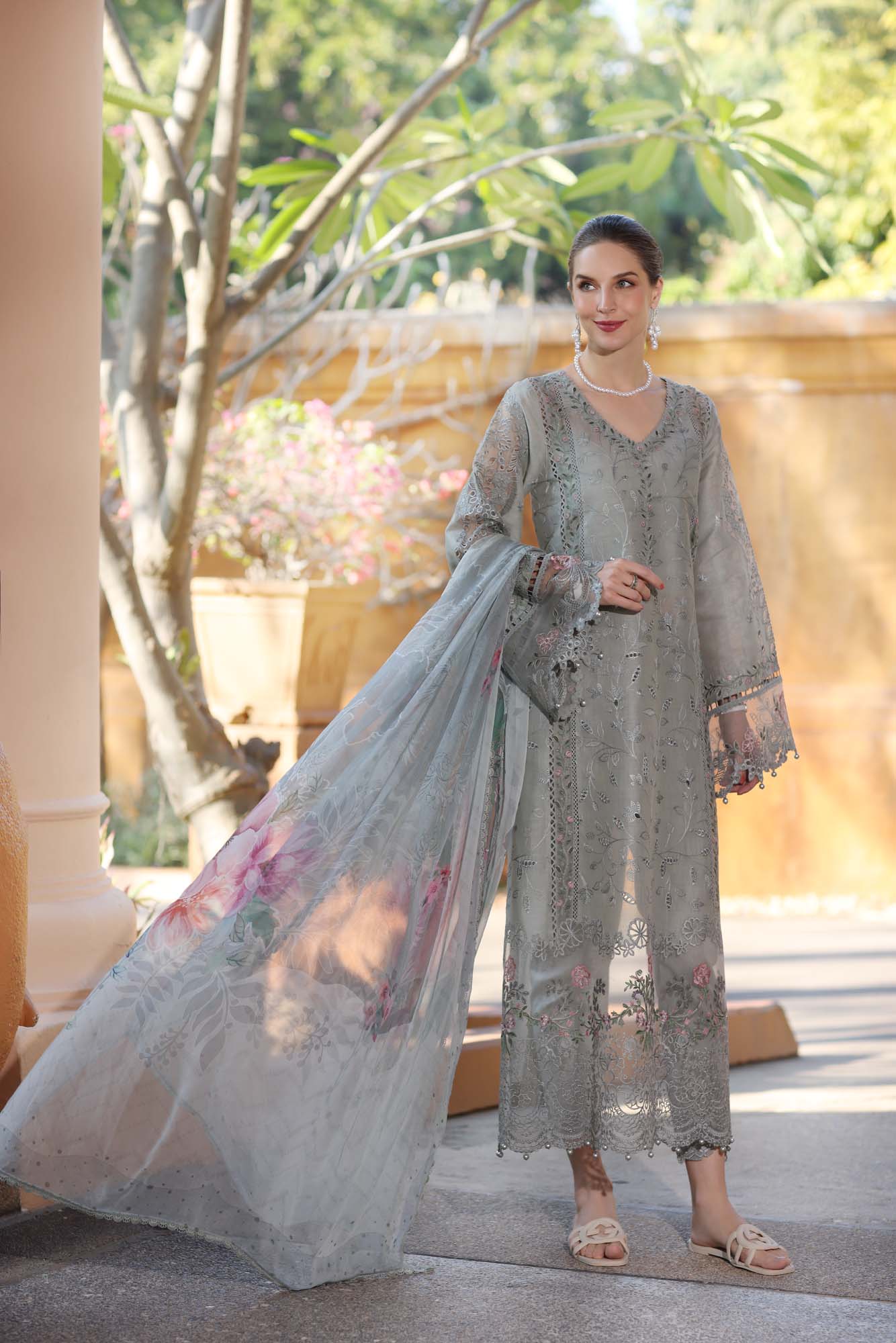 Noor by Saadia Asad | Eid Luxury Laserkari 25 | D1-A - by - Libasekhas UK - Registered Vendor of : Noor by Saadia Asad - 100% Original Designer Dresss