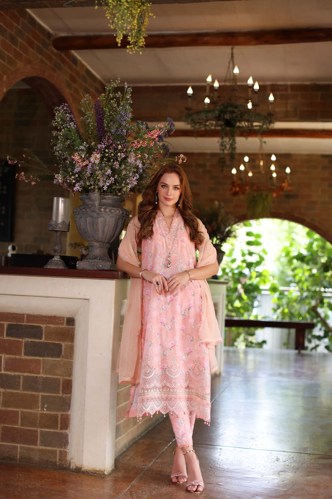 Noor by Saadia Asad | Eid Luxe Printkari 24 | D1 - by - Libasekhas UK - Registered Vendor of : Noor by Saadia Asad - 100% Original Designer Dresss