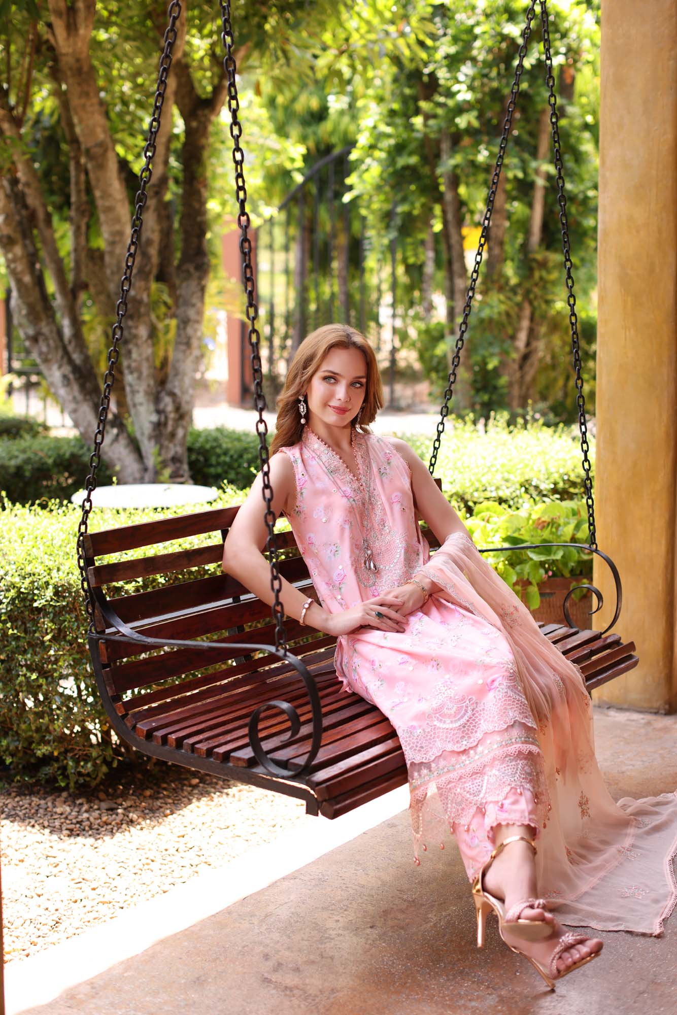 Noor by Saadia Asad | Eid Luxe Printkari 24 | D1 - by - Libasekhas UK - Registered Vendor of : Noor by Saadia Asad - 100% Original Designer Dresss