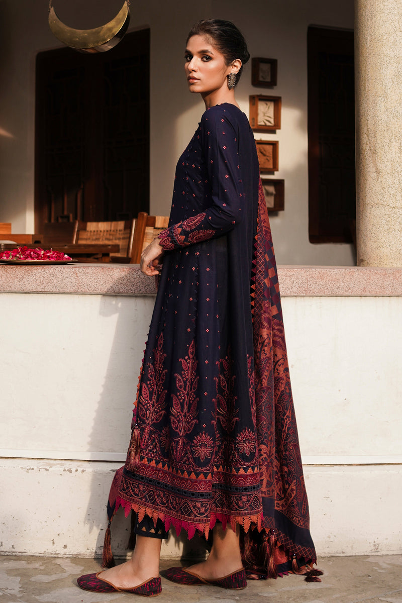 Jazmin | Winter Edition 24 | SLUB KHADDAR UW-0074 - by - Libasekhas UK - Registered Vendor of : Jazmin - 100% Original Designer Dresss