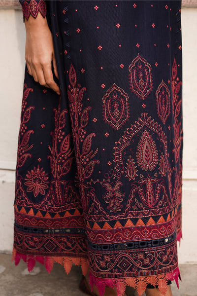 Jazmin | Winter Edition 24 | SLUB KHADDAR UW-0074 - by - Libasekhas UK - Registered Vendor of : Jazmin - 100% Original Designer Dresss