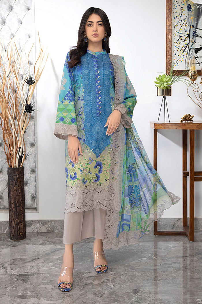 Charizma |Combination Lawn Collection | CC-24 - by - Libasekhas UK - Registered Vendor of : Charizma - 100% Original Designer Dresss