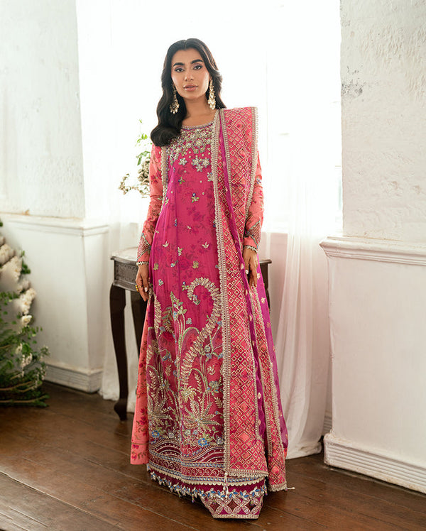 Mushq | Sham Shandaar Festive | Geet Gulabi - by Libasekhas UK - Registered Vendor of : Mushq - 100% Original Designer Dress