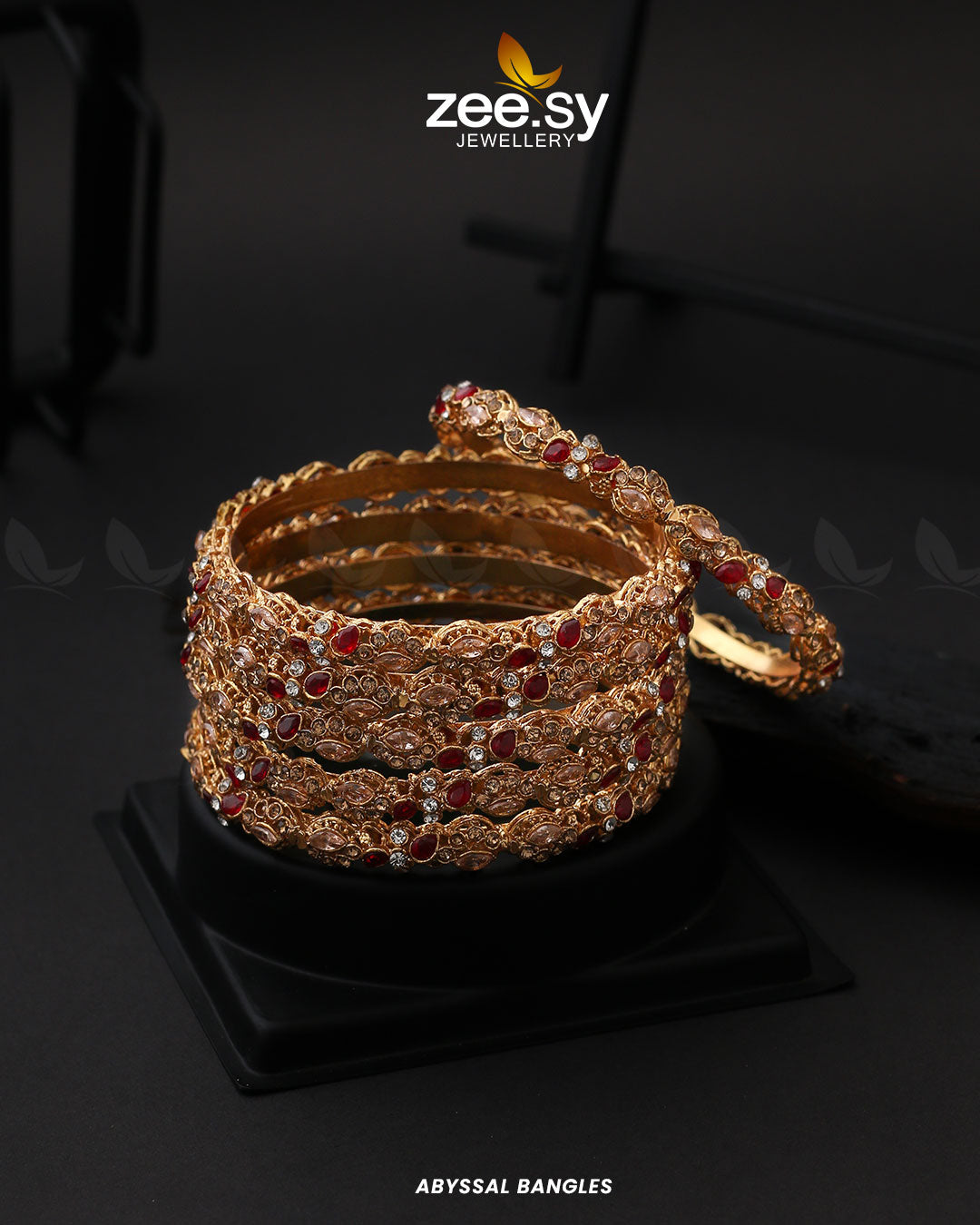 Abyssal Bangles - by - Libasekhas UK - Registered Vendor of : Zeesy - 100% Original Designer Dresss