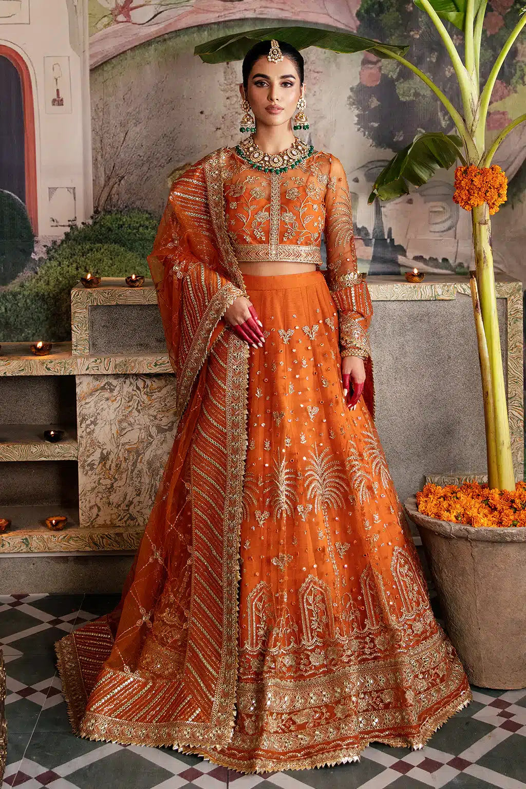 Afrozeh | Shehnai Wedding Formals 23 | Dilaab - by - Libasekhas UK - Registered Vendor of : Afrozeh - 100% Original Designer Dresss
