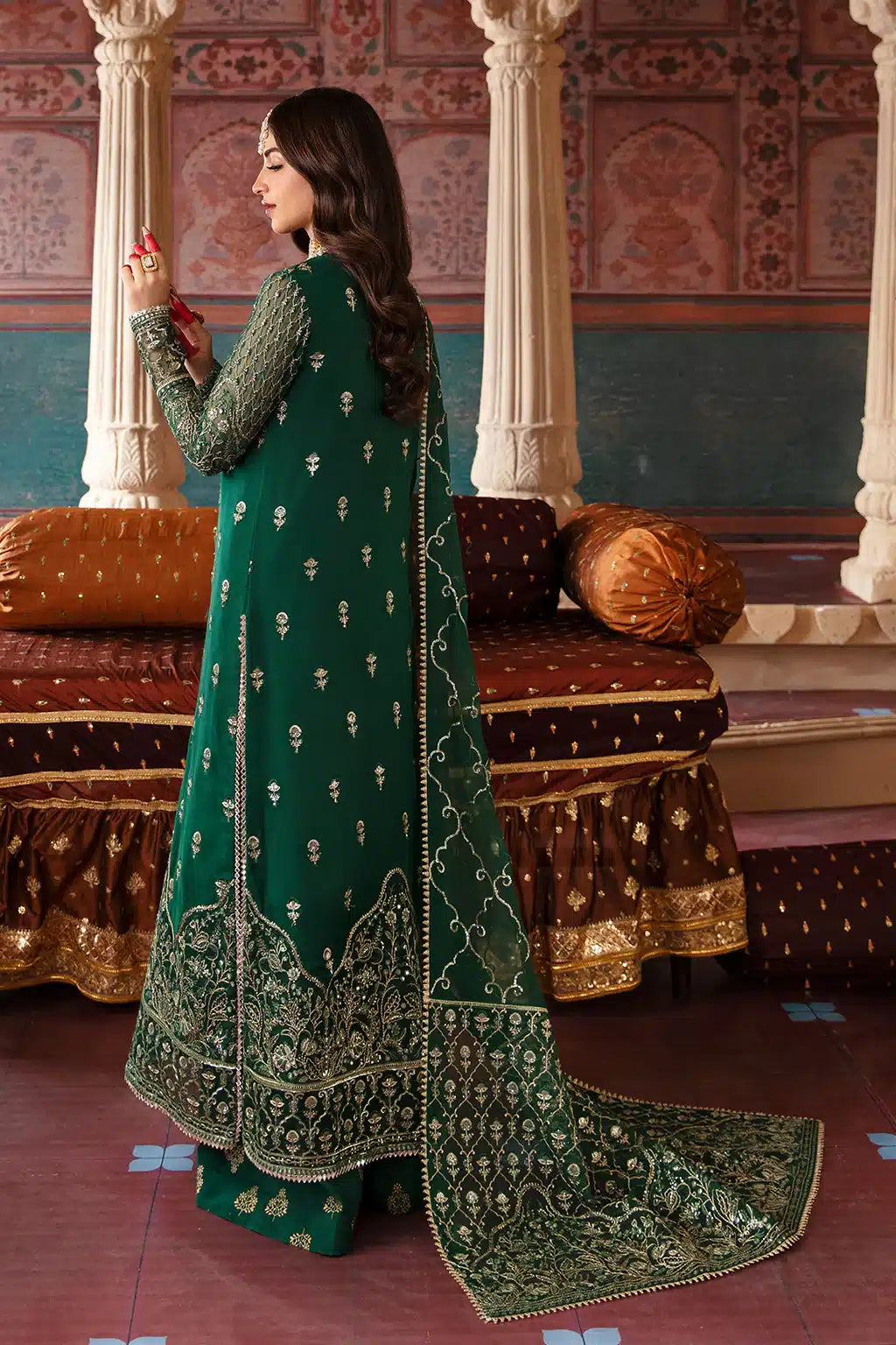 Afrozeh | Shehnai Wedding Formals 23 | Dilsaz - by - Libasekhas UK - Registered Vendor of : Afrozeh - 100% Original Designer Dresss