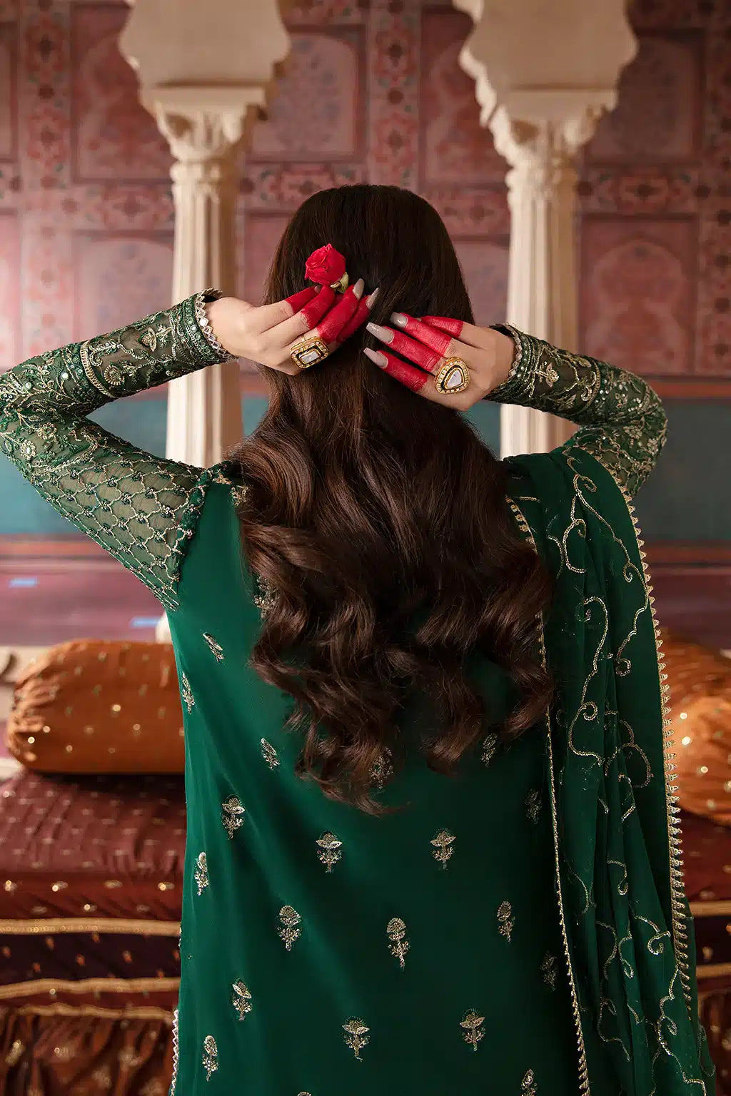 Afrozeh | Shehnai Wedding Formals 23 | Dilsaz - by - Libasekhas UK - Registered Vendor of : Afrozeh - 100% Original Designer Dresss