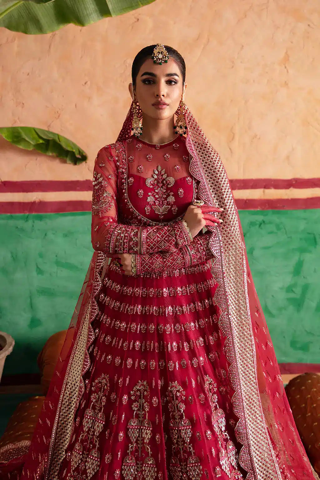 Afrozeh | Shehnai Wedding Formals 23 | Gulabposh - by - Libasekhas UK - Registered Vendor of : Afrozeh - 100% Original Designer Dresss