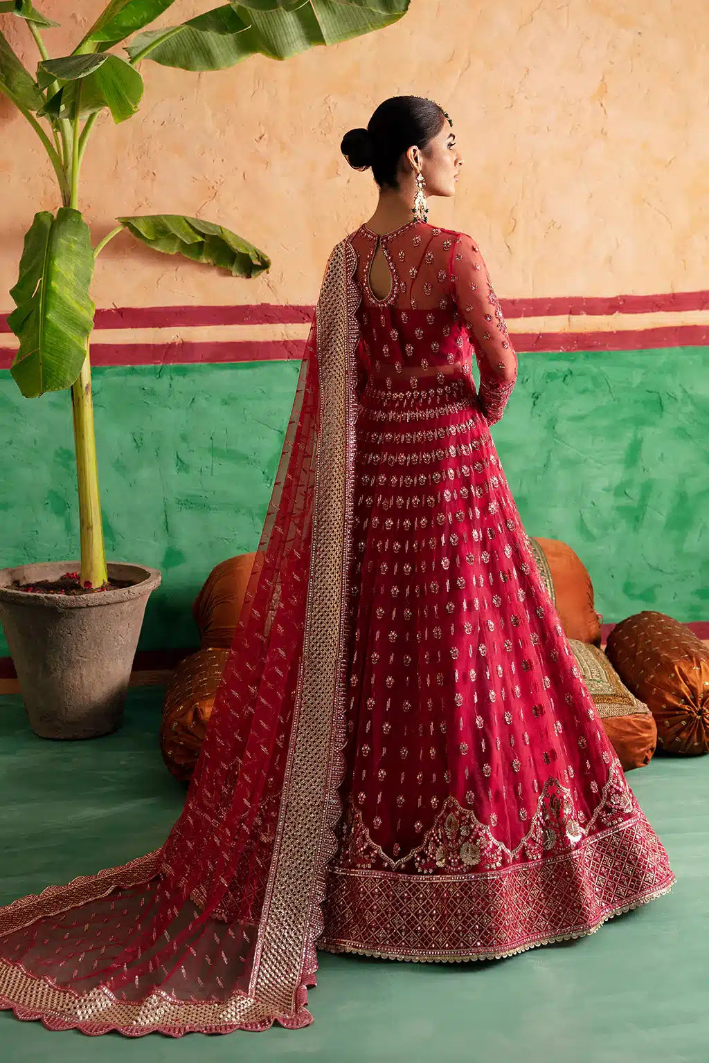 Afrozeh | Shehnai Wedding Formals 23 | Gulabposh - by - Libasekhas UK - Registered Vendor of : Afrozeh - 100% Original Designer Dresss