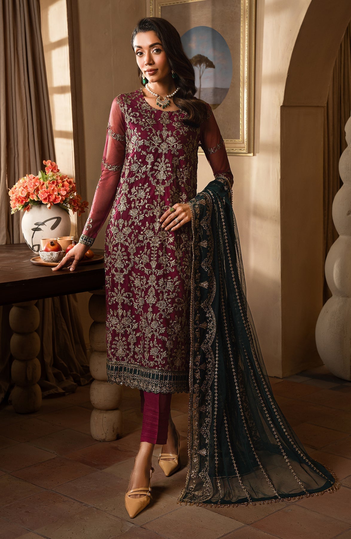Zarif | Emirah Formals | ZEF 08 HAYAL - by - Libasekhas UK - Registered Vendor of : Zarif - 100% Original Designer Dresss