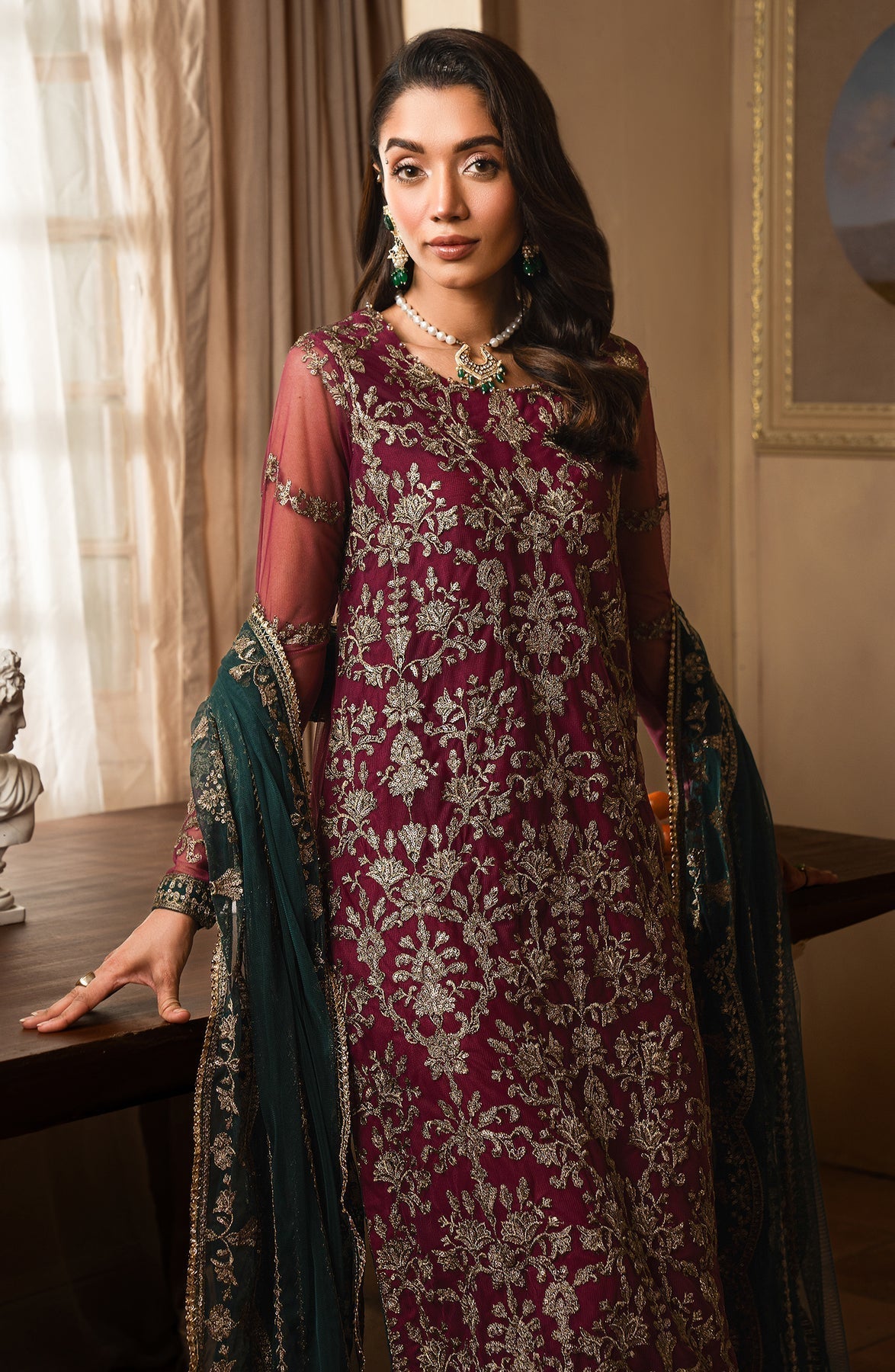 Zarif | Emirah Formals | ZEF 08 HAYAL - by - Libasekhas UK - Registered Vendor of : Zarif - 100% Original Designer Dresss
