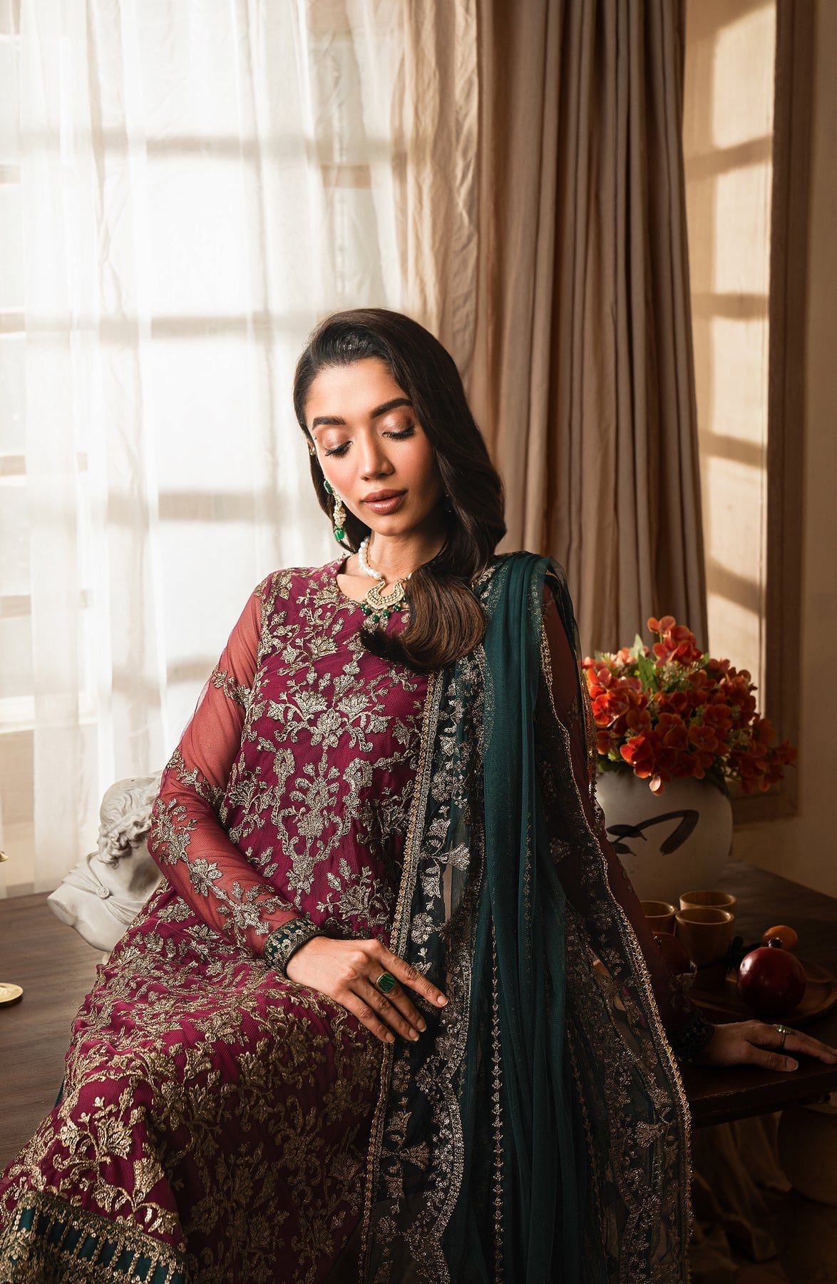 Zarif | Emirah Formals | ZEF 08 HAYAL - by - Libasekhas UK - Registered Vendor of : Zarif - 100% Original Designer Dresss
