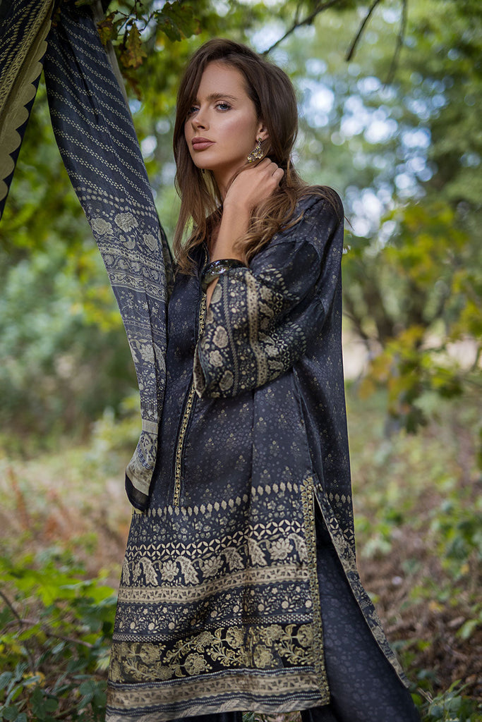 Sobia Nazir | Silk Satin 25 | ST25-05 - by Libasekhas UK - Registered Vendor of : Sobia Nazir - 100% Original Designer Dress
