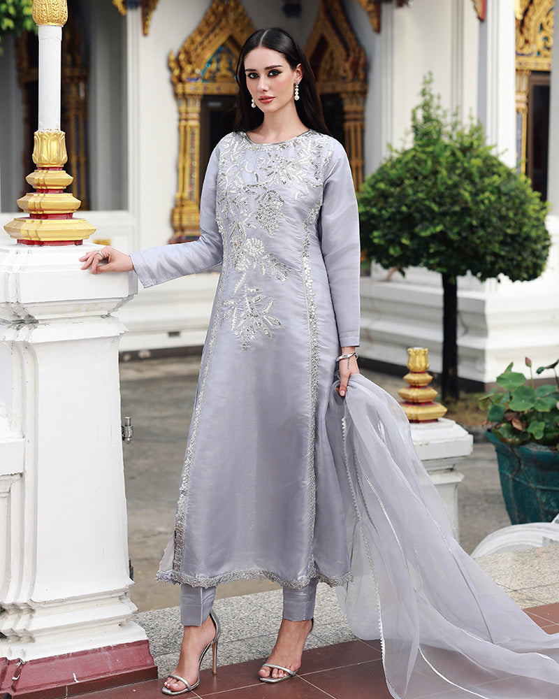 Ain | Prestige Festive Edit | AN-145 A - by Libasekhas UK - Registered Vendor of : Ain - 100% Original Designer Dress