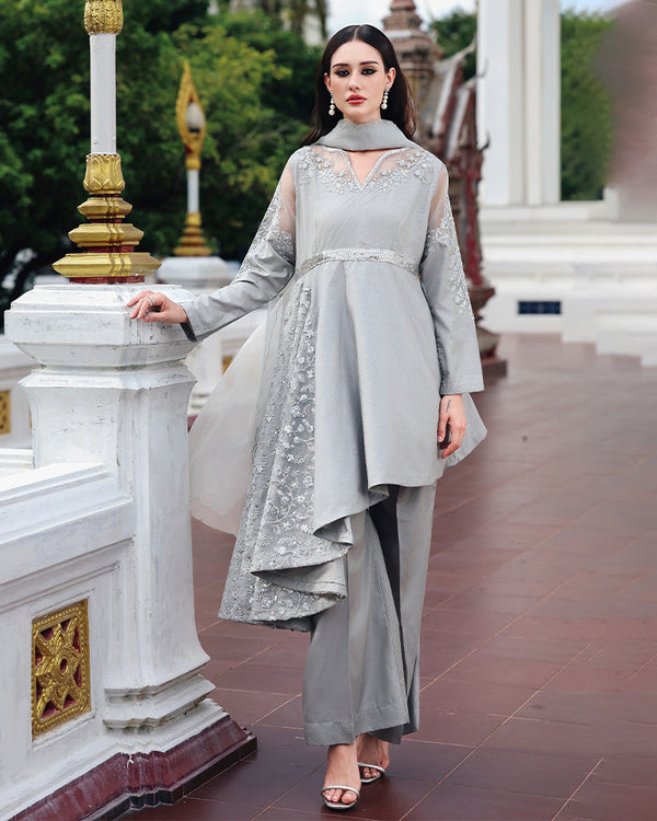 Ain | Prestige Festive Edit | AN-146 C AN-146 C - by Libasekhas UK - Registered Vendor of : Ain - 100% Original Designer Dress