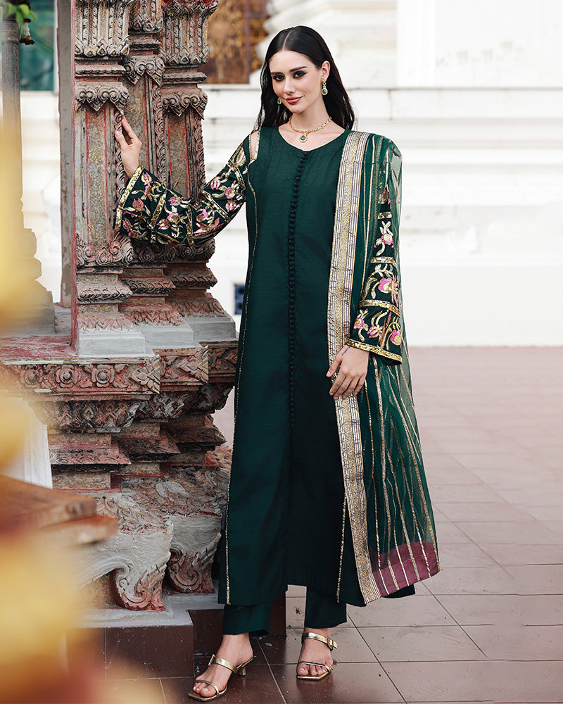 Ain | Prestige Festive Edit | AN-143 B - by Libasekhas UK - Registered Vendor of : Ain - 100% Original Designer Dress
