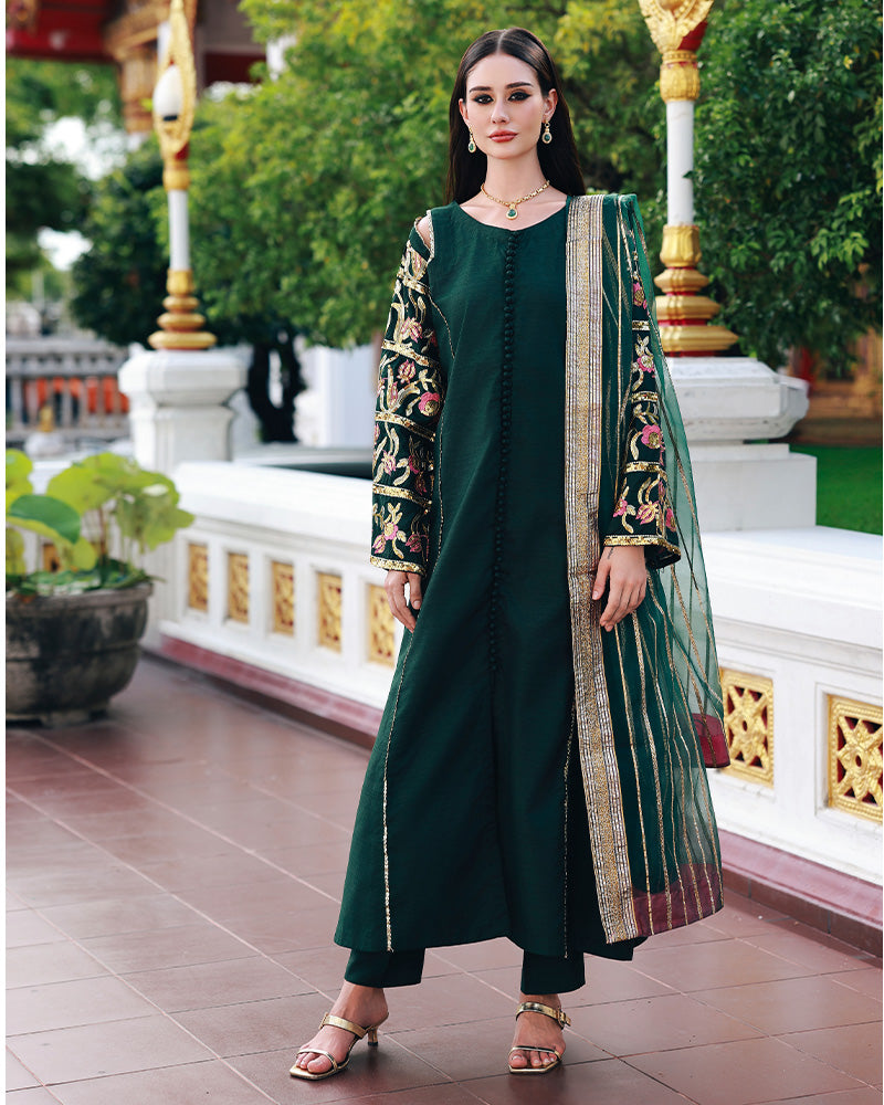 Ain | Prestige Festive Edit | AN-143 B - by Libasekhas UK - Registered Vendor of : Ain - 100% Original Designer Dress