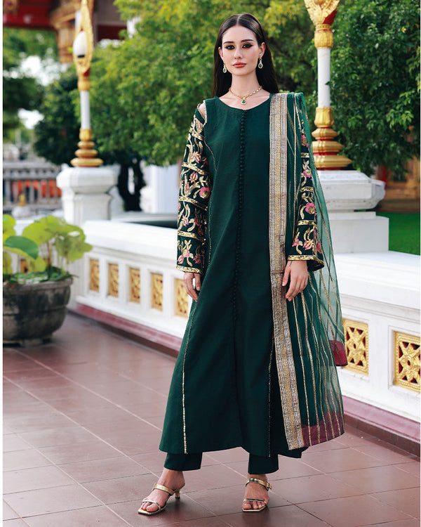 Ain | Prestige Festive Edit | AN-143 B - by Libasekhas UK - Registered Vendor of : Ain - 100% Original Designer Dress