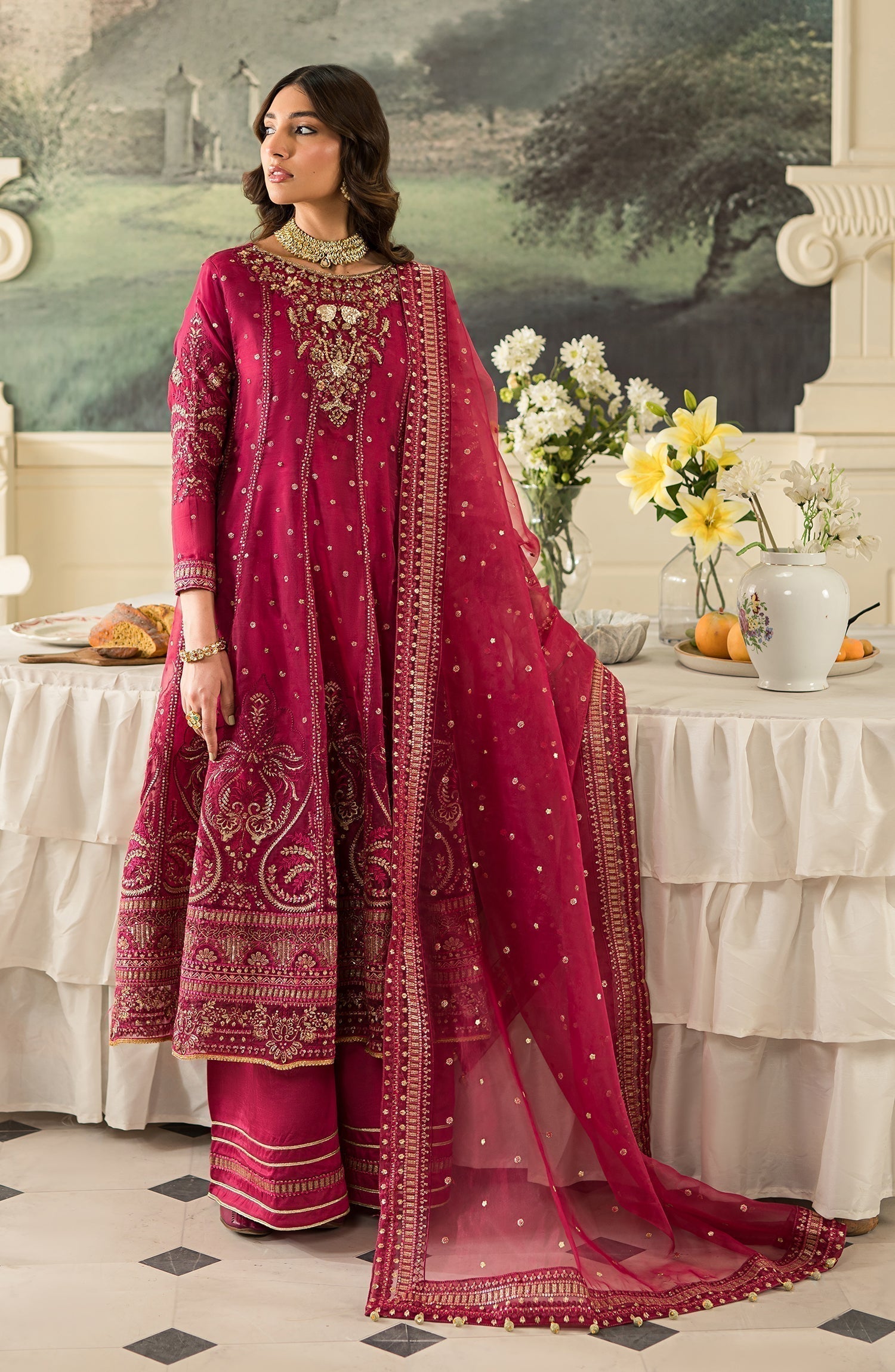 Emaan Adeel | Suave Luxury Formals 24 | SALVIA - by - Libasekhas UK - Registered Vendor of : Emaan Adeel - 100% Original Designer Dresss