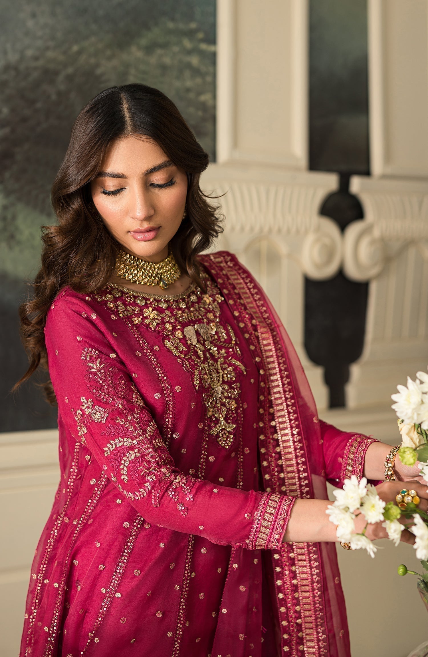 Emaan Adeel | Suave Luxury Formals 24 | SALVIA - by - Libasekhas UK - Registered Vendor of : Emaan Adeel - 100% Original Designer Dresss