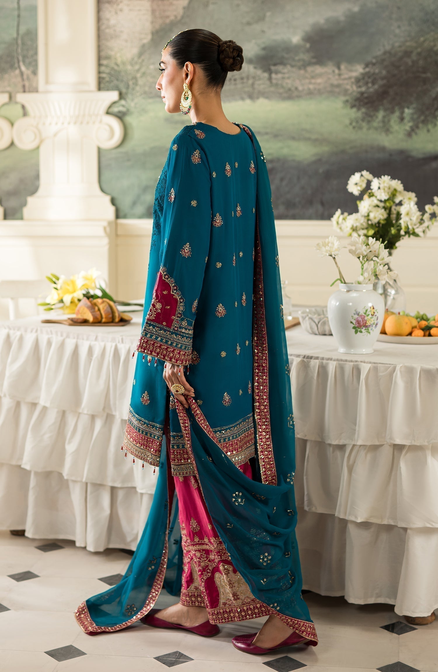 Emaan Adeel | Suave Luxury Formals 24 | LARA - by - Libasekhas UK - Registered Vendor of : Emaan Adeel - 100% Original Designer Dresss
