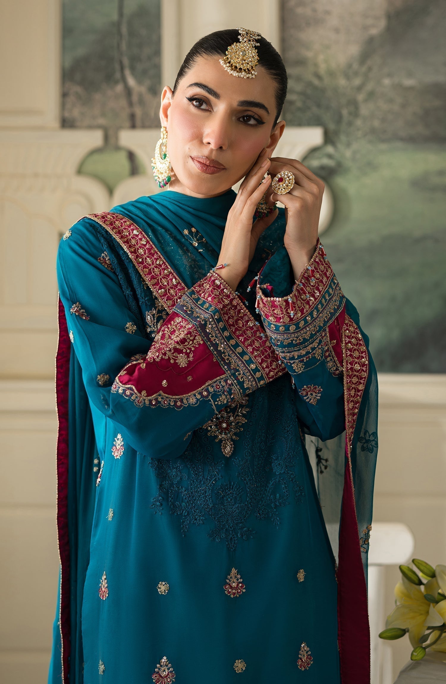 Emaan Adeel | Suave Luxury Formals 24 | LARA - by - Libasekhas UK - Registered Vendor of : Emaan Adeel - 100% Original Designer Dresss